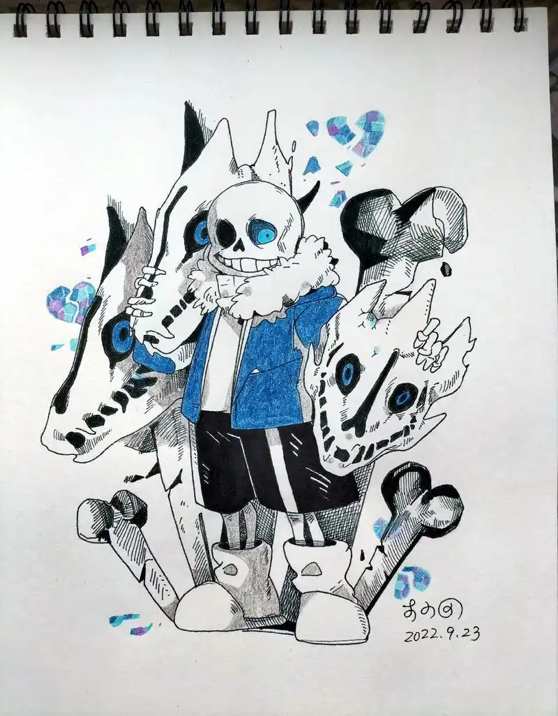 sans绘画.#sans #一起学画画 #绘画 #画画 #手 - 抖音