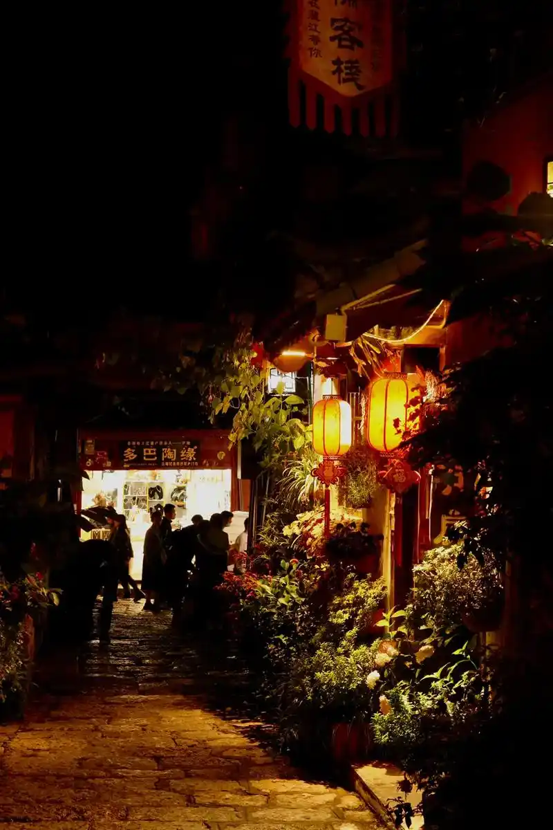 古城夜景  #丽江 #摄影 #旅行 爱古城的夜 - 抖音