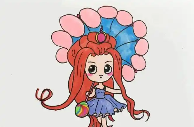 怎么画叶罗丽仙子茉莉卡通简笔画简笔画大全