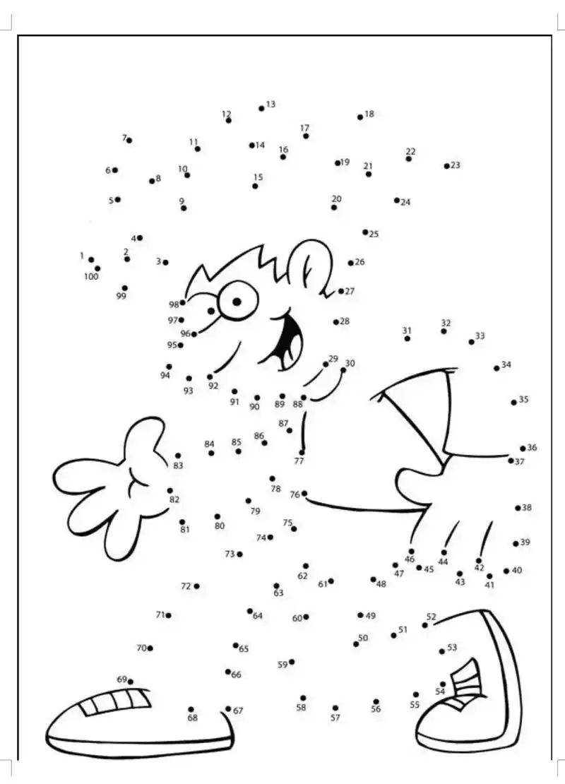 儿童数字连线图(109张可打印)#幼儿园 #数字连线 #幼教 - 抖音