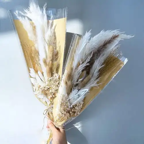 混搭满天星兔尾草森系外贸干花周年朋友生日礼物装饰摆花拍照道具