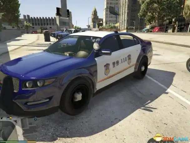 侠盗猎车手5中国风警车贴图mod