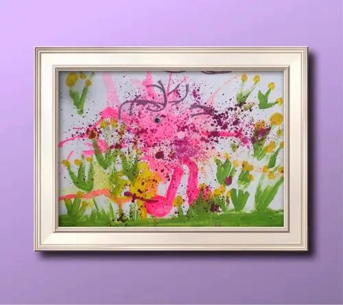 《吹吹画——怪兽》