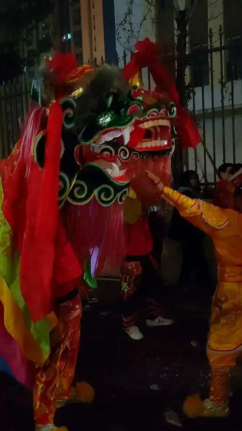 海丰麒麟虎狮迎新春国泰民安广东汕尾