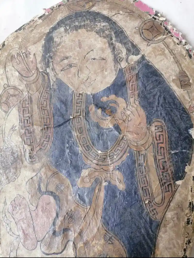 年画 刘海戏金蟾 谁小时候见过～#年画娃娃 - 抖音