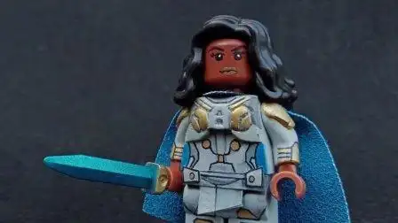 【漫威英雄】雷神3诸神黄昏 女武神瓦尔基里 乐高人仔moc展示!