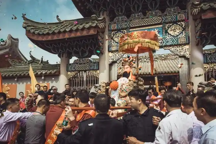 全城出动人山人海揭阳城隍大老爷正月廿三出巡