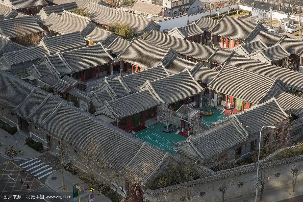 俯瞰四合院