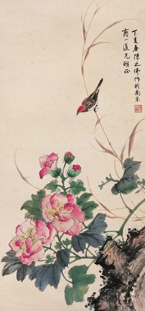 国画大师陈之佛工笔花鸟画精选
