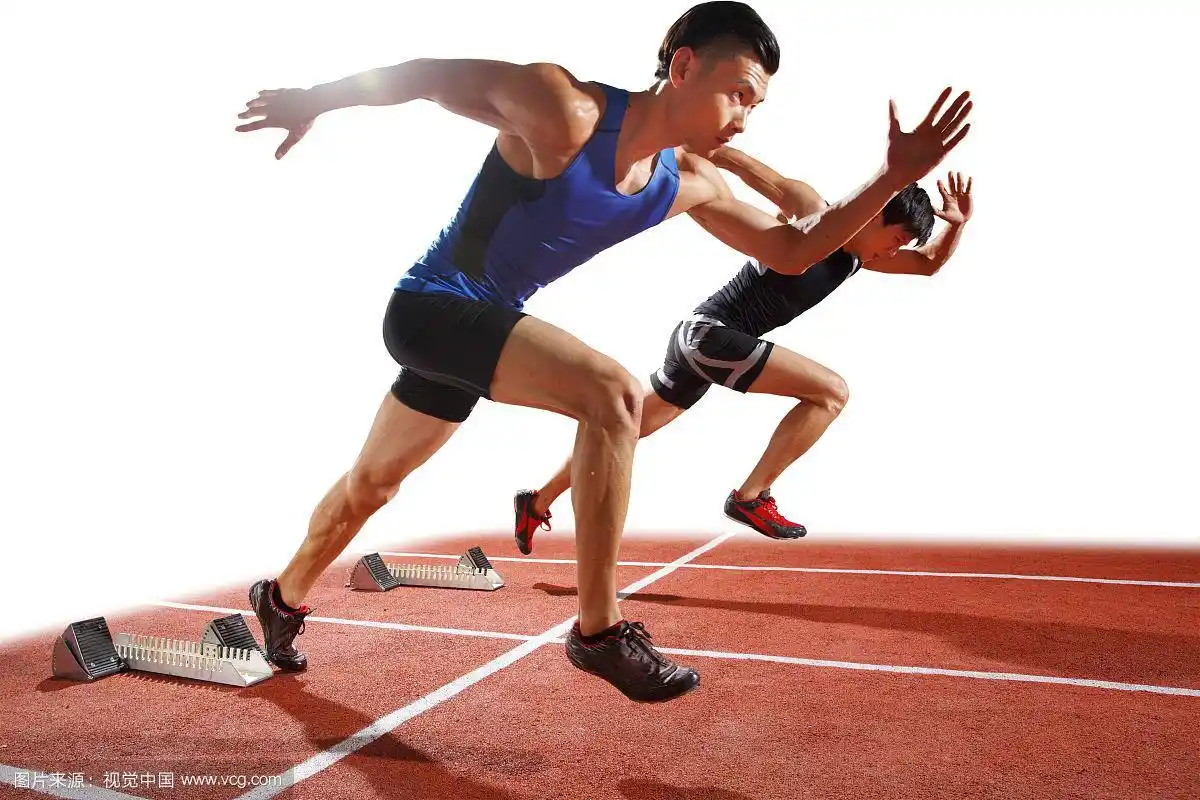 田径运动员奔跑