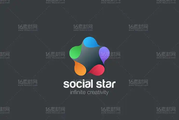 关键词:彩色logo星形logo拼接logo社交logo创意logo抽象logo行业logo