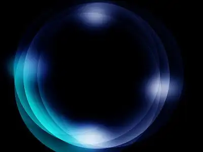 蓝色圆圈光圈图片素材下载 - 觅知网