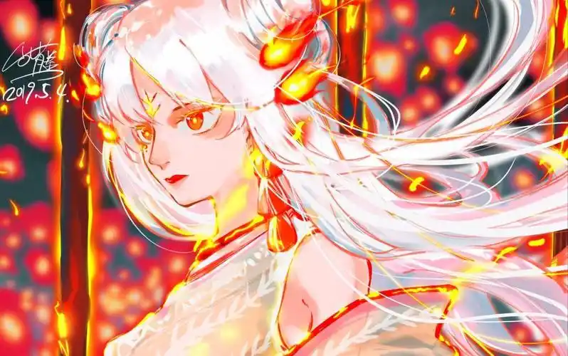 4k高清不知火——电脑壁纸_阴阳师_九游论坛