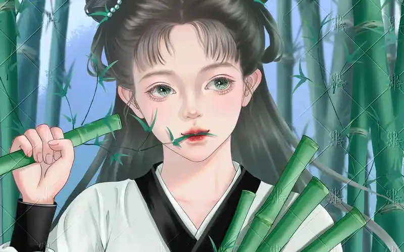 procreate绘画|熊猫拟人