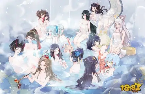 阴阳师式神泡澡图这里有不可描述的画面