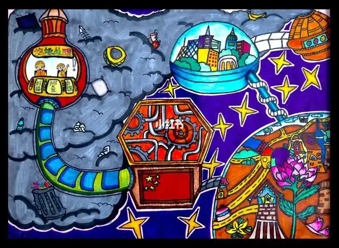 科幻画学生作品