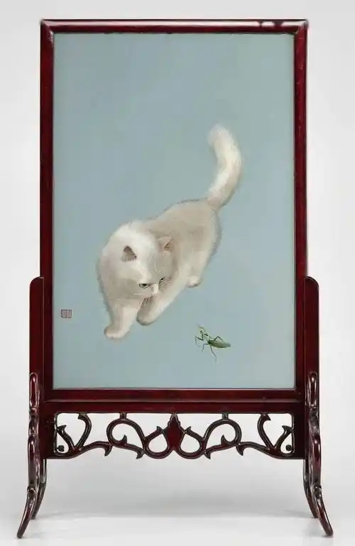 苏绣丨这只猫,我一眼就相中了_刺绣_苏州_的生产