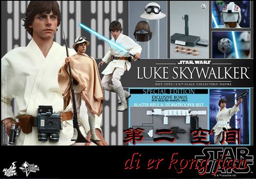 包邮现货 hottoys ht 1/6 mms297 星球大战 天行者 白衣年轻 卢克