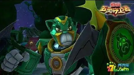 猪猪侠之五灵守卫者 神木猿穿上萌萌时装大战火蜥怪