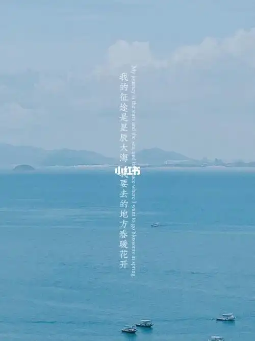 小众高级的朋友圈文案配大海