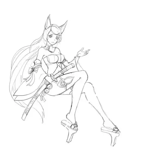 小狐仙 创作过程|插画|游戏原画|leo的脑洞 - 原创作品 - 站酷 (zcool