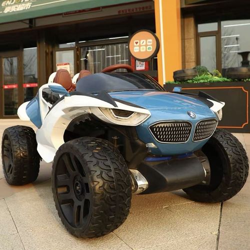 儿童电动汽车四轮越野车小孩1-10岁遥控摇摆玩具汽车可坐双人童车