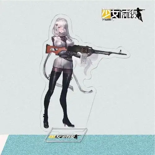 动漫周边亚克力立牌少女前线m16a1纳甘左轮创意校园桌面摆件礼品 少女
