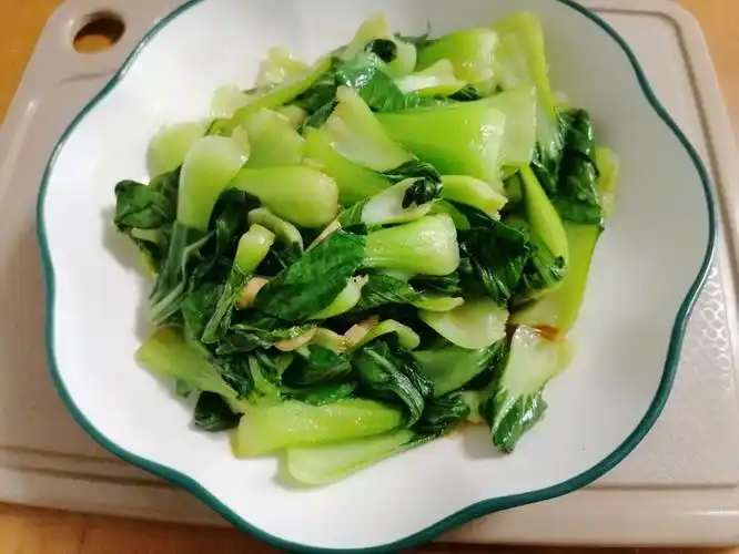 素炒油菜