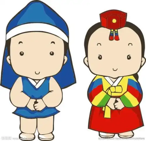 如何画q版朝鲜族男孩的简笔画古装汉服简笔画男古代汉服简笔画儿童画