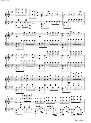 astronomia 黑人抬棺 电音神曲 钢琴谱 简谱