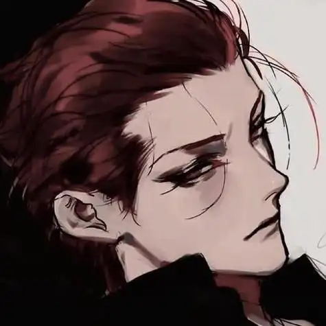 帅气高冷的二次元男生头像