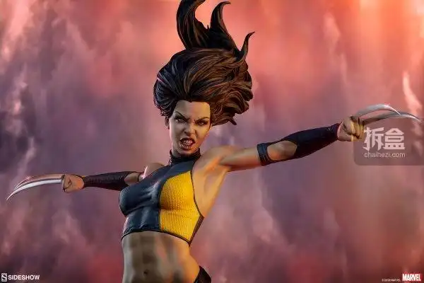 sideshow漫威xmanx战警女金刚狼x2325寸pf雕像