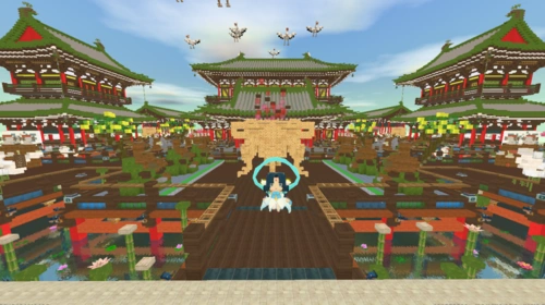 迷你世界:传承千年敦煌文化,敦煌西方净土变地图鉴赏,宏伟壮观