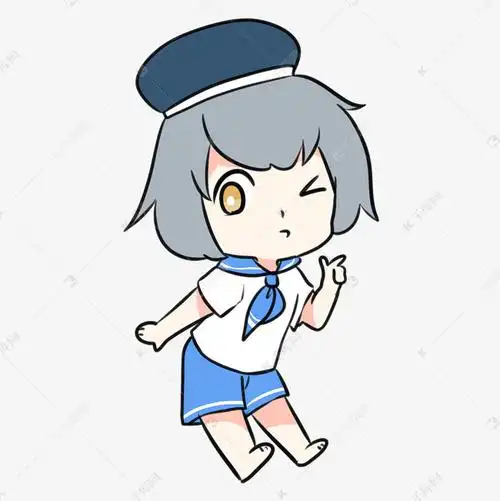 夏日可爱水手服男孩