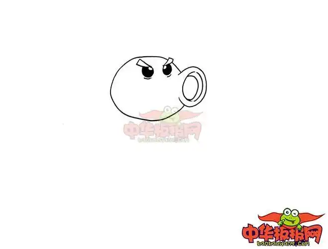 裂荚射手简笔画