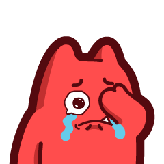 s36【魔鬼猫表情-感人】#动态 捂脸 哭 流泪 后悔 ip 动漫 魔性