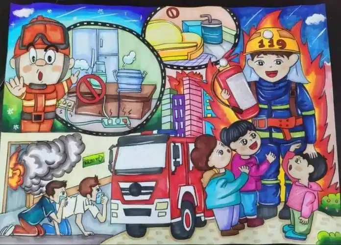第二届"小小消防员"儿童绘画作文大赛获奖名单公布_泉州市_英雄_三等