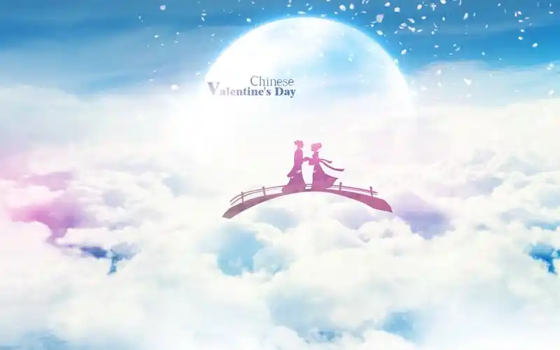 七夕牛郎织女鹊桥相会