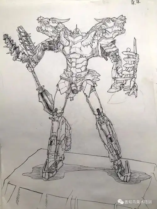善知鸟小伙伴绘画作品展变形金刚系列