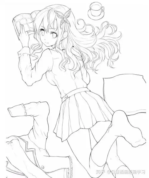 附带线稿临摹素材