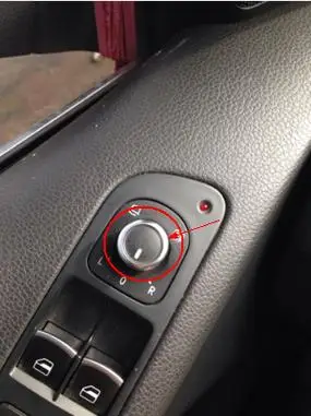 途观的后视镜应该怎么自动折叠?