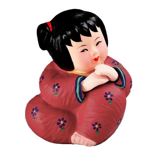 天津泥人张彩塑梦娃娃 中国风特色手工艺礼品 泥娃娃泥人装 饰摆件 -