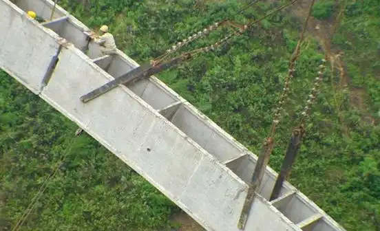 拱桥施工之缆索吊装法(附现场图片)