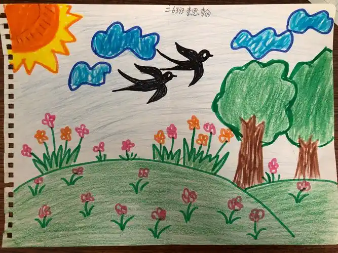 春景如画 写美篇开学到现在学习了不少赞美春天的诗文,于是我们二6班