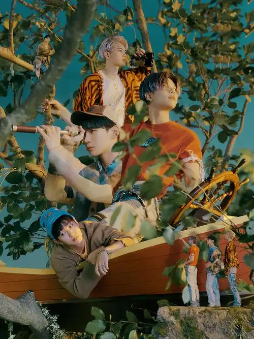 shinee《atlantis》开启绚烂的航海,正规7辑后续专辑预告照公开,引