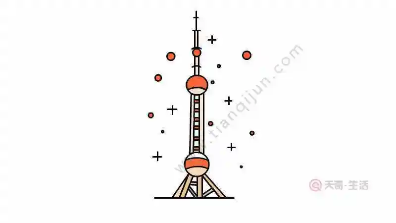 摩天大楼简笔画