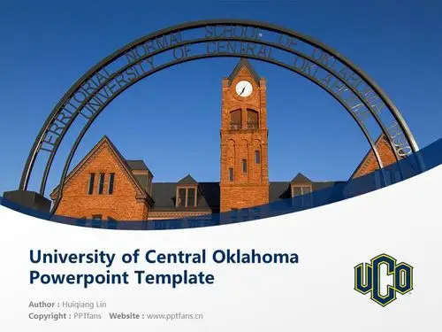 central oklahoma powerpoint template download | 中俄克拉荷马大学