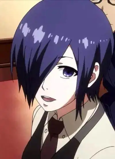 动漫中用刘海挡住眼睛的女生