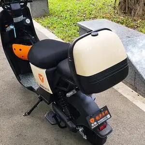 雅迪冠能dq6/de3/q1电动车后备箱大容量爱玛娃娃台铃头盔靠背尾箱