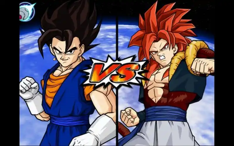 龙珠z电光火石-贝吉特 vs 超级赛亚人四 悟吉塔